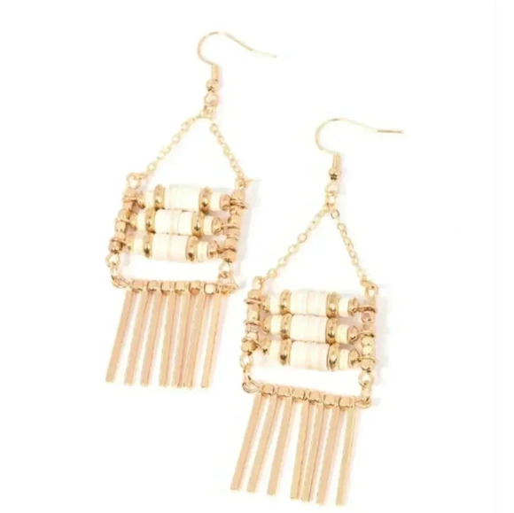Jewelry - New Gold Bohemian Fashion Earrings Women's Beaded Jewelry